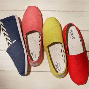 Toms Alpargata Classic Canvas Shoe, Flame Heritage